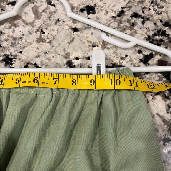 70s avocado green Palazzo Pants - small medium | Vintage Bell Bottom Trousers - Picture 5 of 6